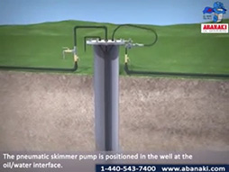 pump and treat remediation with oil skimmers 