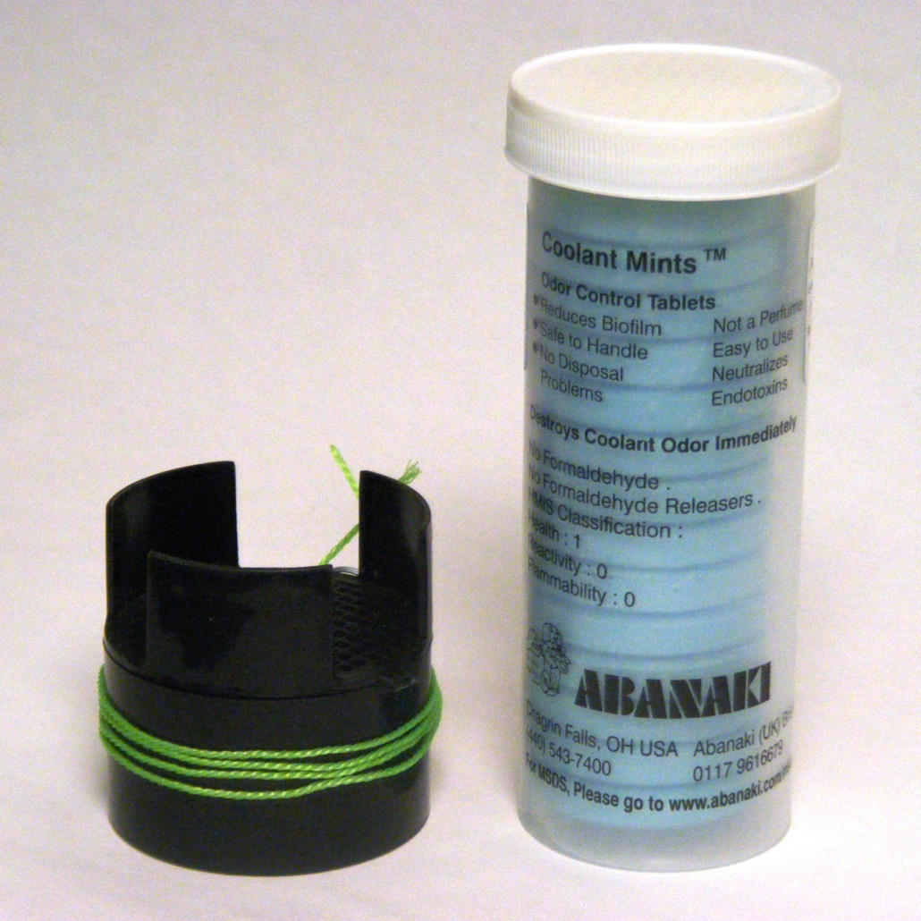 Abanaki Coolant Mints™ Sump Deodorizing Tablets Abanaki Oil Skimmers